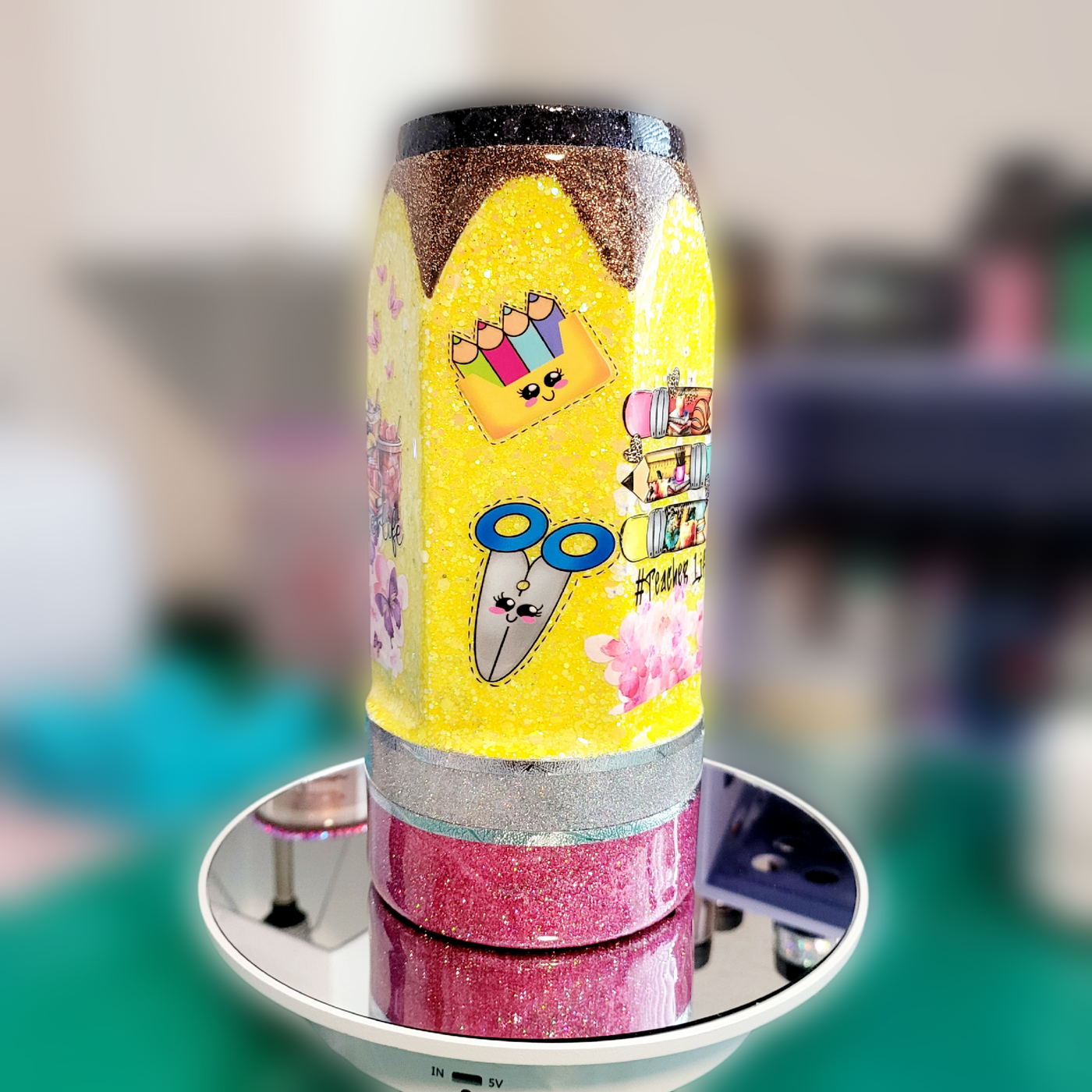 Pencil Themed Tumbler