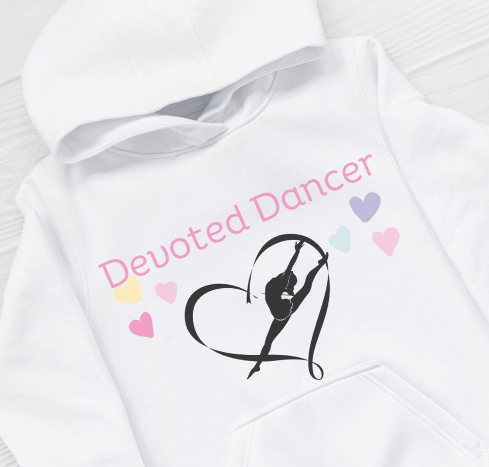 Devoted Dancer Kids Hoodie