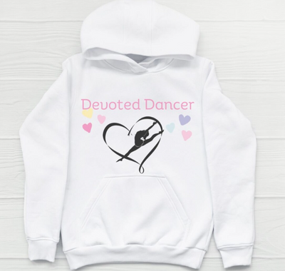 Devoted Dancer Kids Hoodie