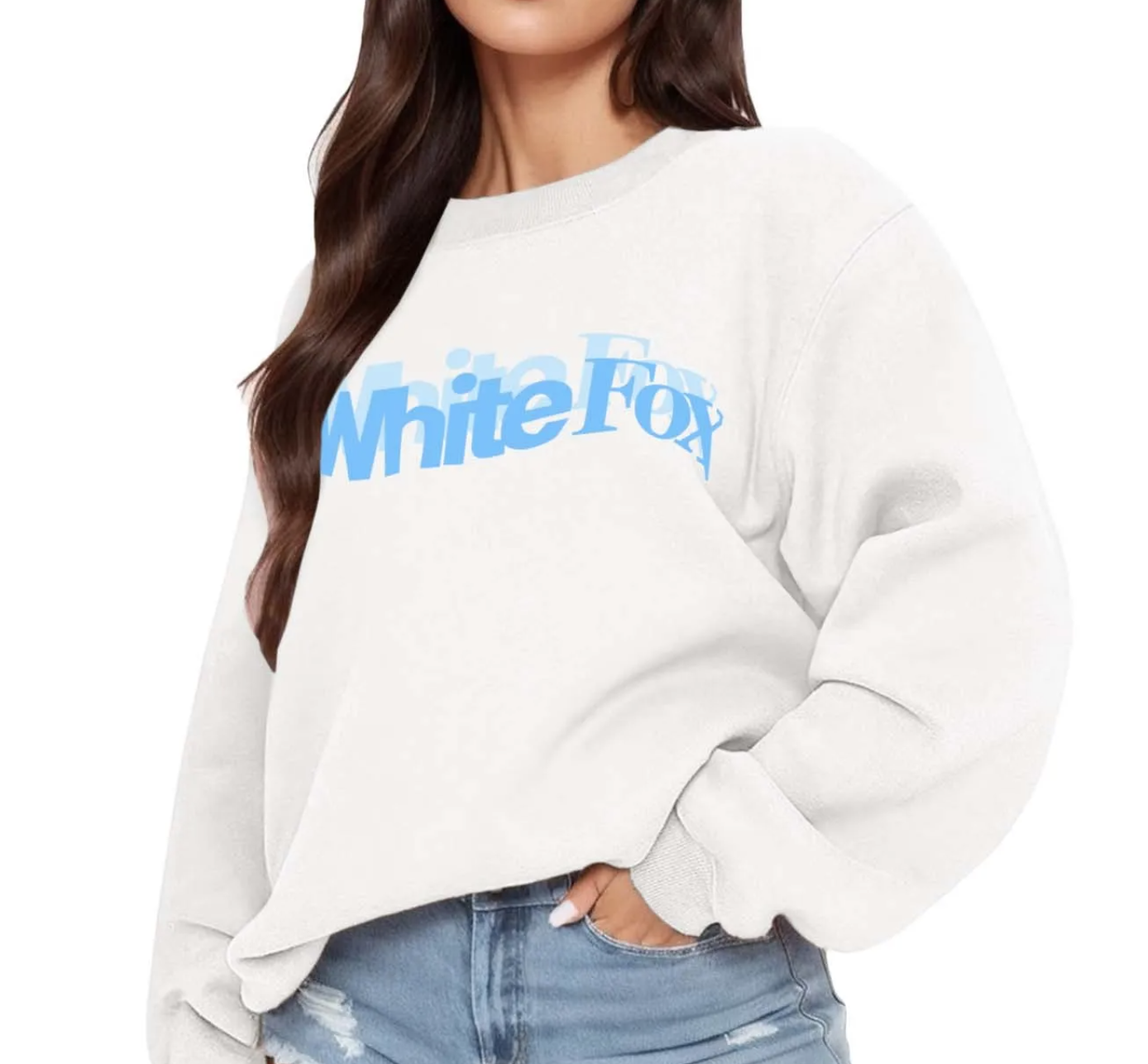 White Fox Sweatshirt