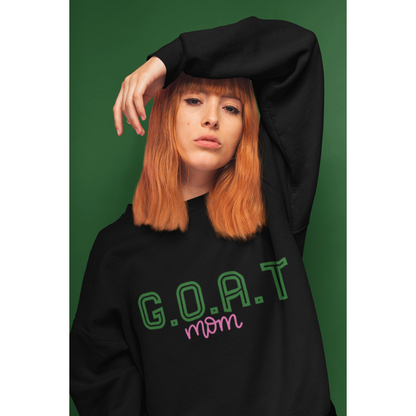 Women Sweatshirt G.O.A.T Mom Print